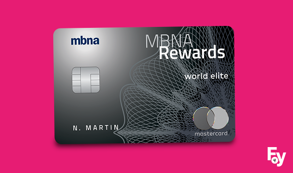 Source: MBNA World Elite MasterCard