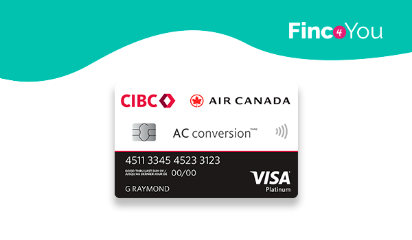 CIBC Air Canada AC conversion Visa Prepaid Card