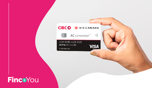 CIBC Air Canada AC conversion Visa Prepaid Card